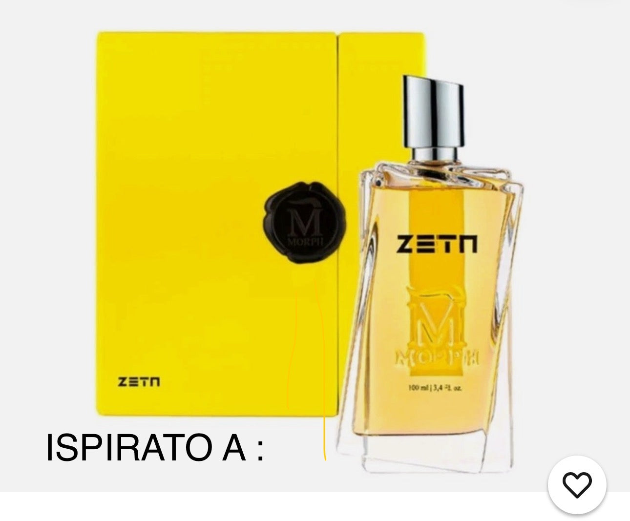 Olfazeta profumo Unisex Luxury 50ml - Ispirato a ZETA di MORPH - cod. 124
