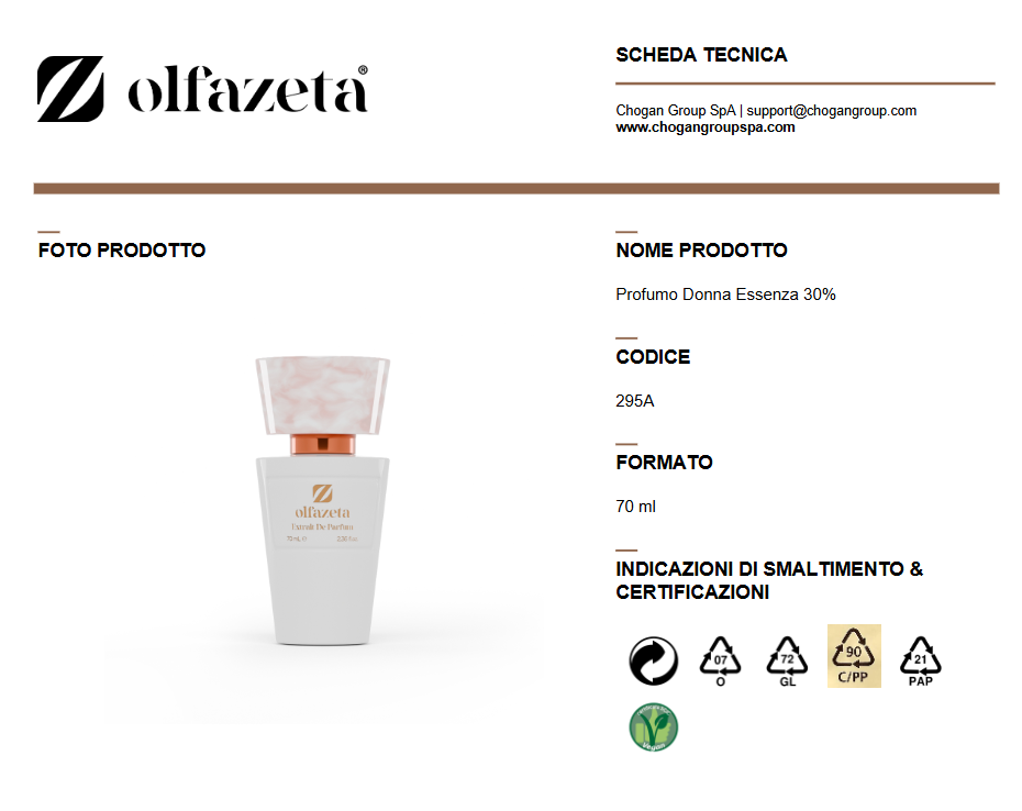Olfazeta Profumo 70 ml Donna ispirato a BURBERRY FOR WOMAN di BURBERRY - Cod: 295