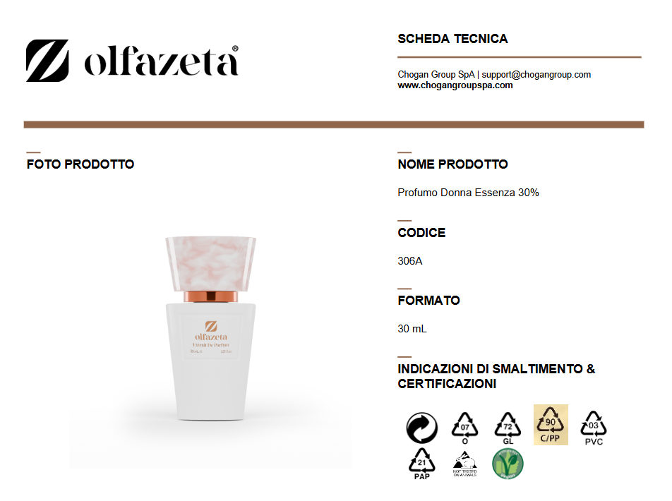 Olfazeta profumo donna 30ml ispirato a  OPIUM di YSL - Cod. 306