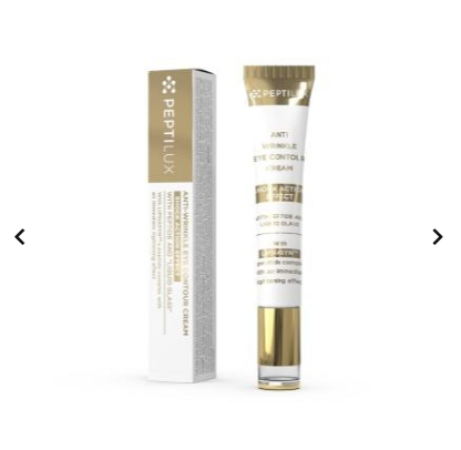 PEPTILUX Crema contorno occhi antirughe 'effetto shock action' con LIPHASYN™ 20ml - Cod. LUX001