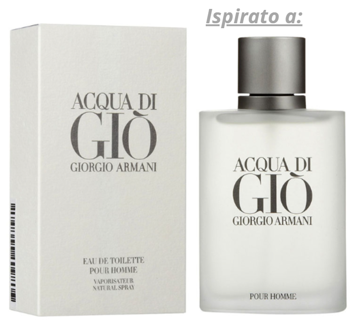 Olfazeta Profumo 30 ml Uomo ispirato a ACQUA DI GIO' di GIORGIO ARMANI - Cod: 302