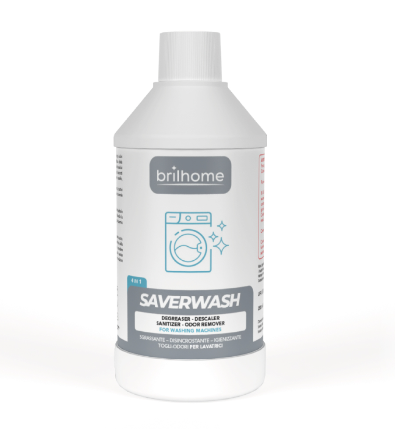 BRILHOME Saverwash Detergente per la manutenzione delle lavatrici 300ml - BH0225